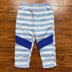 3/$25 Rosie Pope Baby Boy Blue White Stripe Legging Size 18M Cozy Loungewear